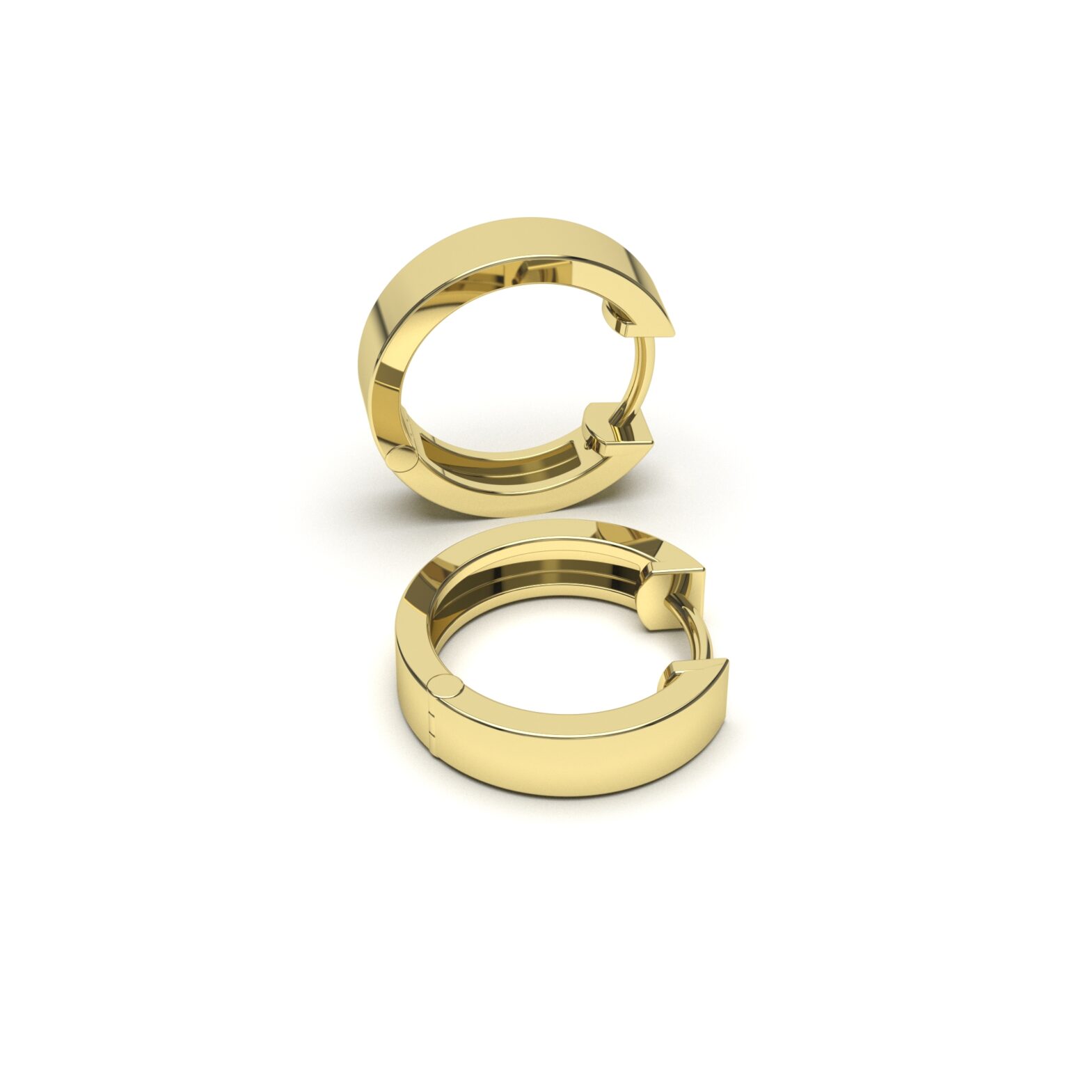 Rounded Hoops Earrings