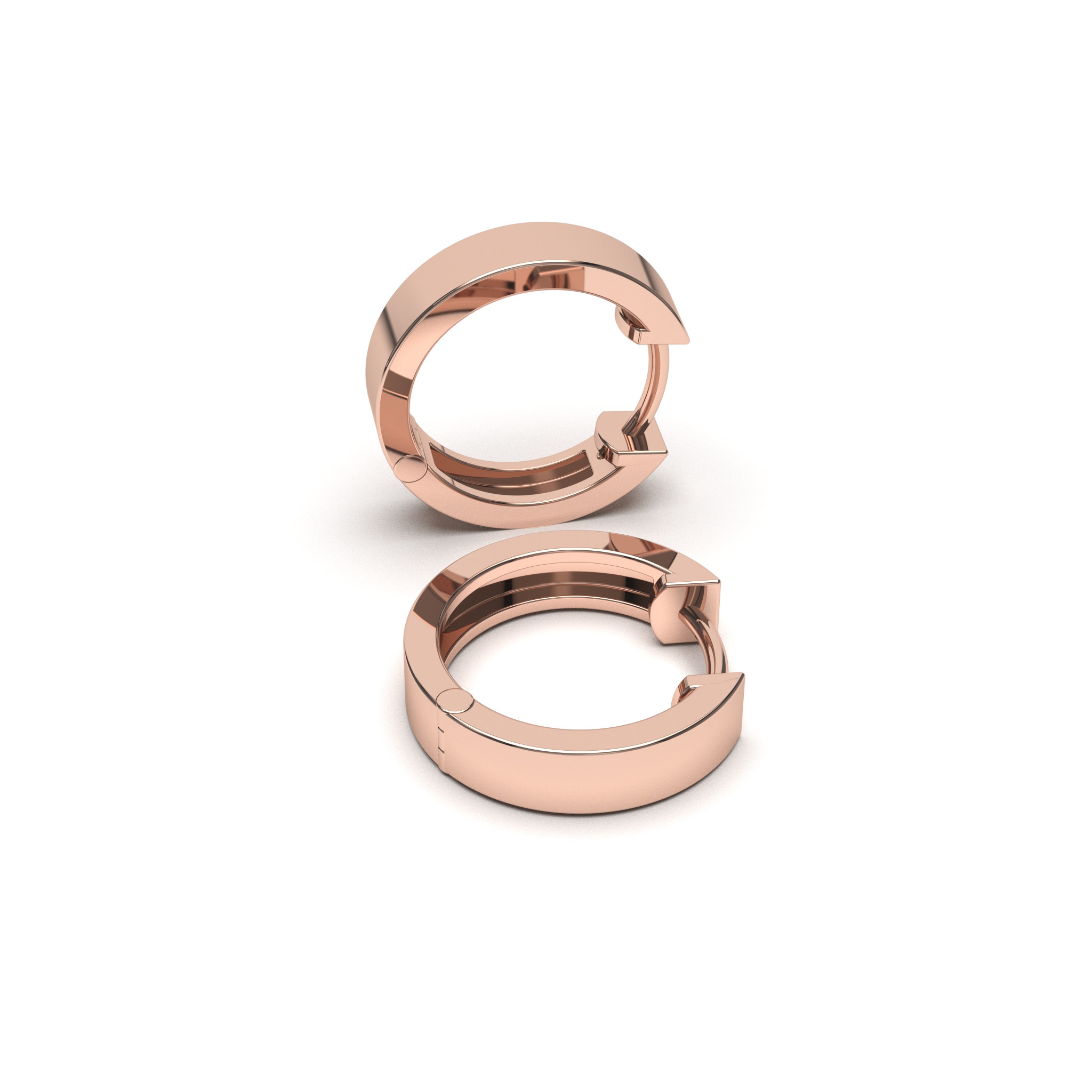 Rounded Hoops Earrings