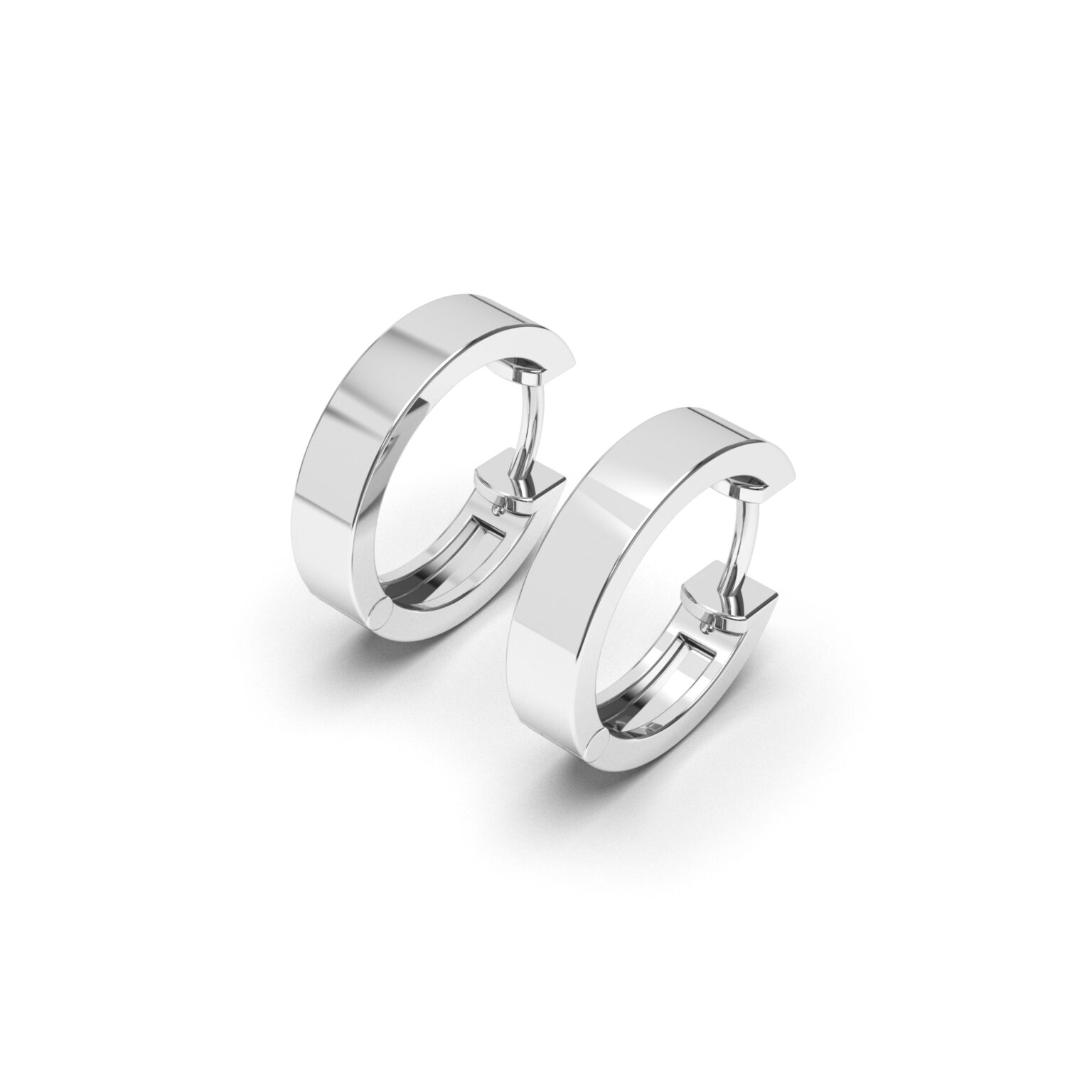 Rounded Hoops Earrings