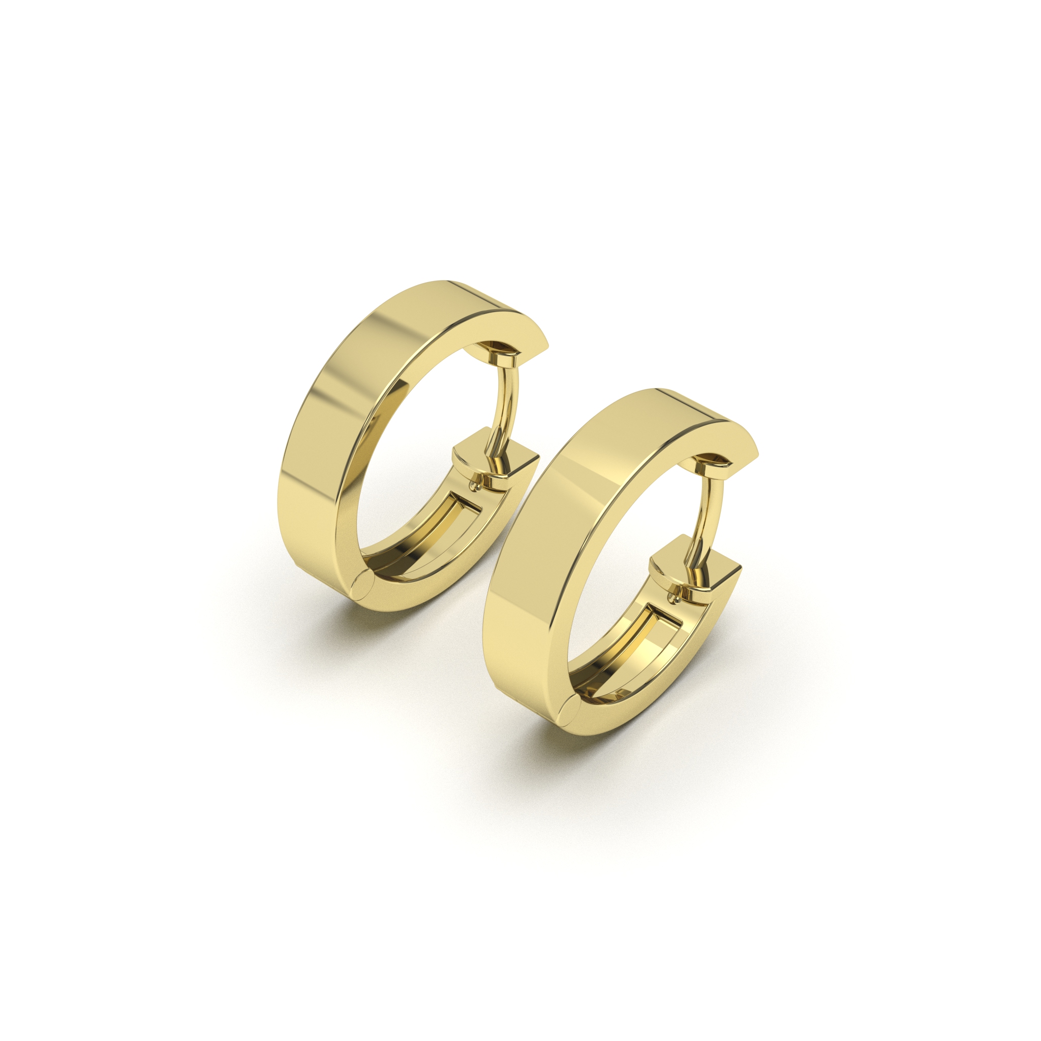 Rounded Hoops Earrings