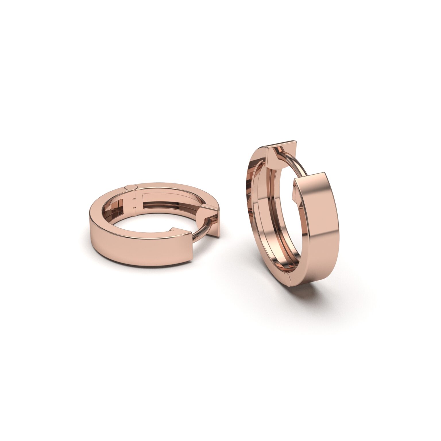 Rounded Hoops Earrings