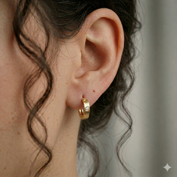 Love Hoop Earrings