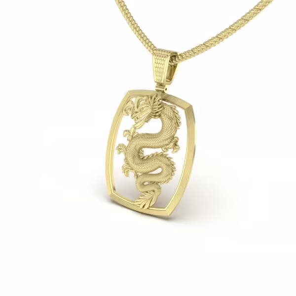 Dragon Gold Pendant