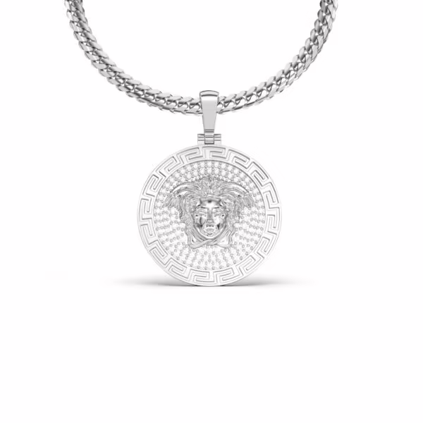 Medusa Medallion Pendant