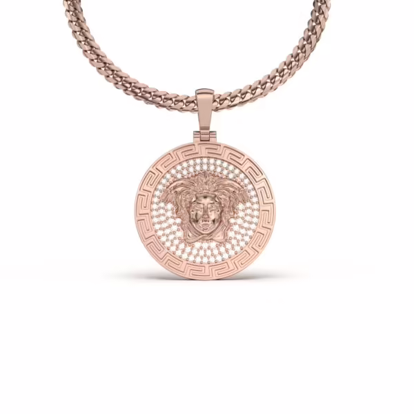 Medusa Medallion Pendant