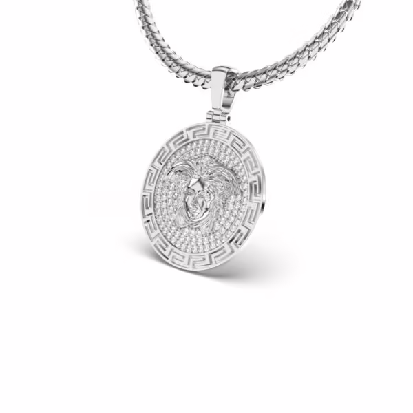 Medusa Medallion Pendant