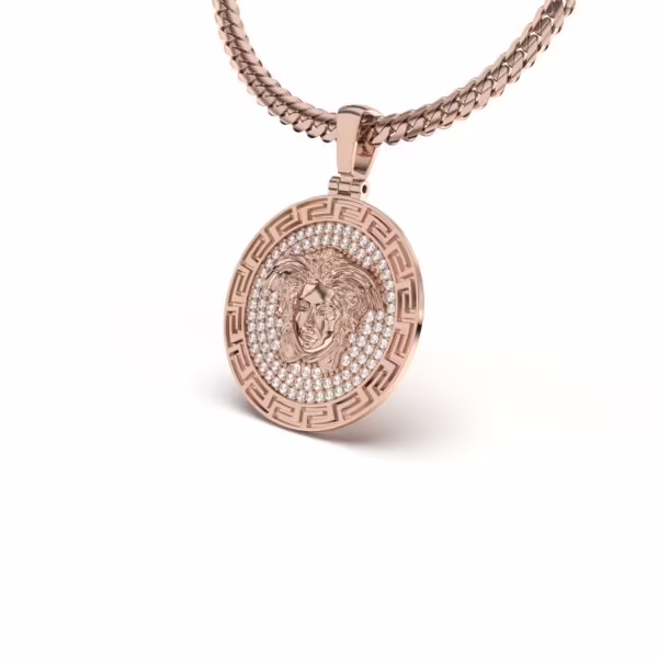 Medusa Medallion Pendant