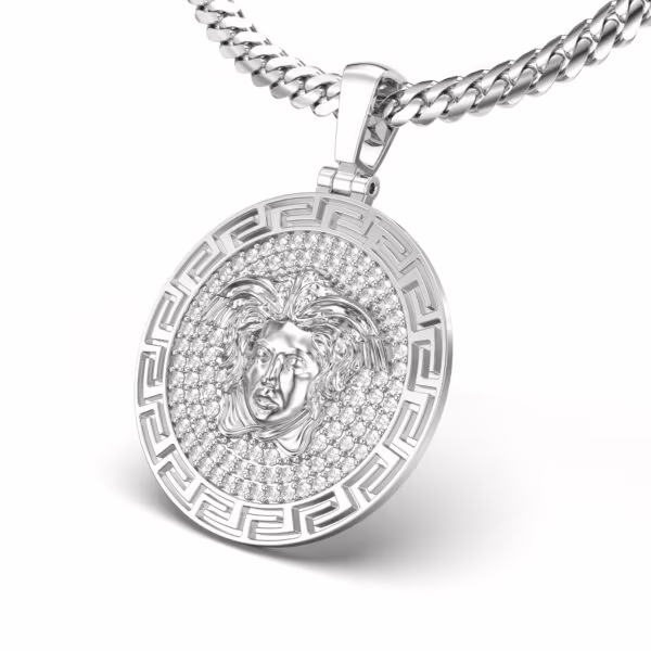 Medusa Medallion Pendant