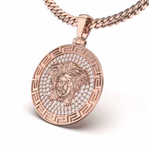 Medusa Medallion Pendant