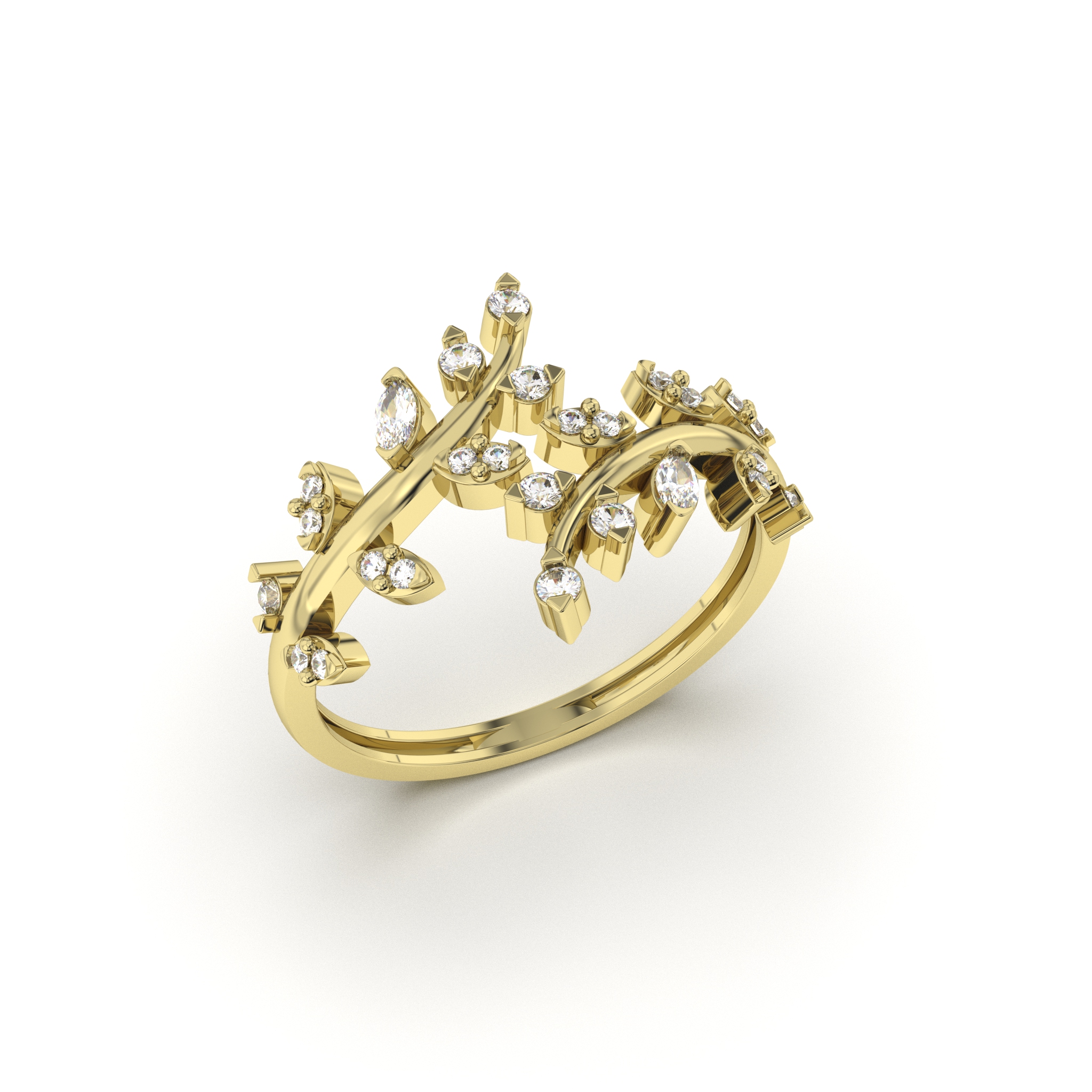 Leaf Wrap Ring