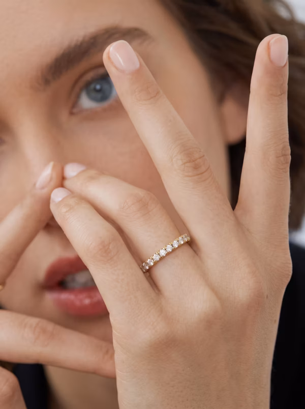 Half Eternity Wedding Band