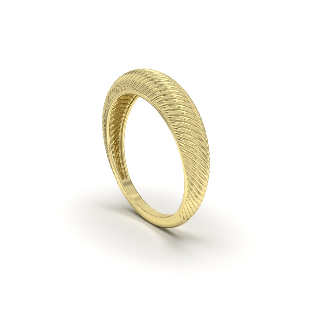 Textured Band Ring