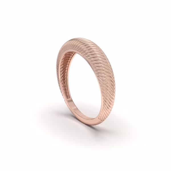 Textured Band Ring