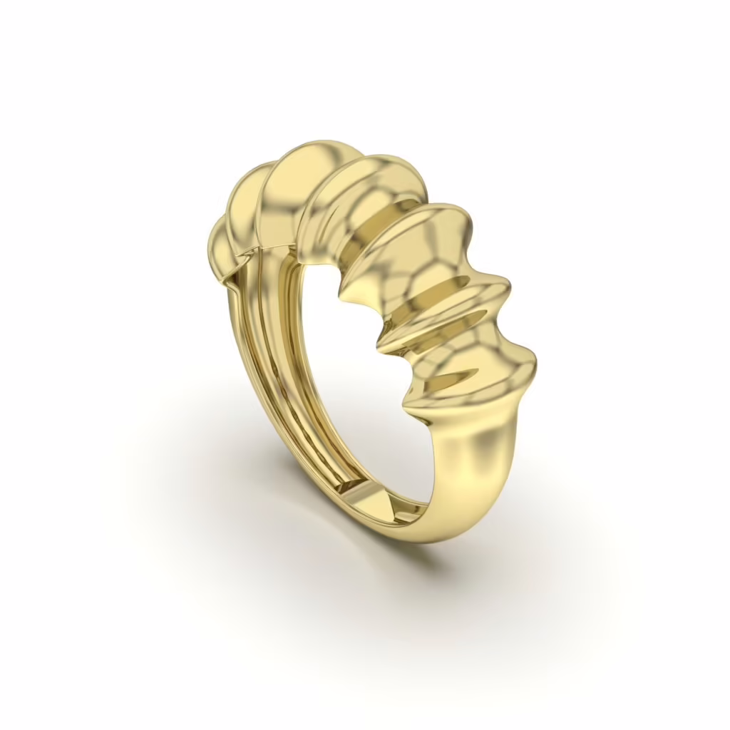 Croissant Chunky Ring