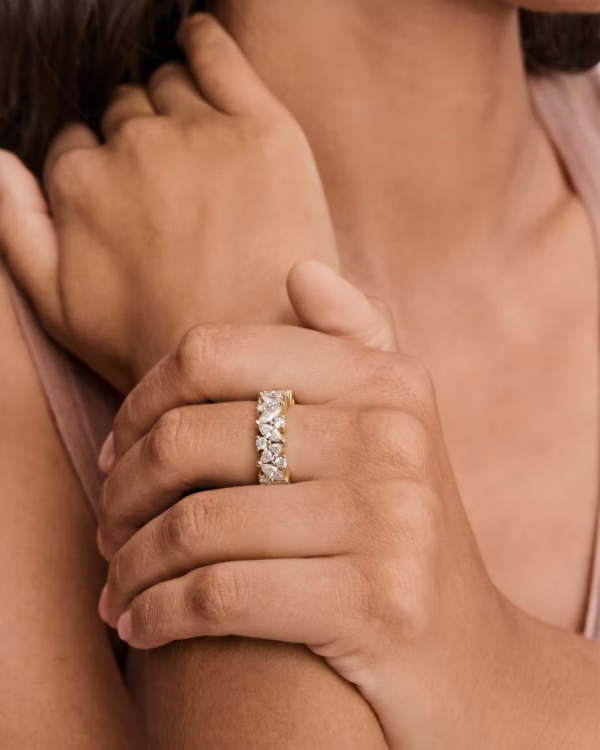 Marquise Eternity Diamond Ring
