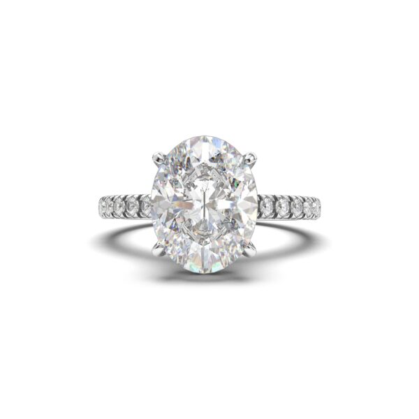 Oval Solitaire Ring