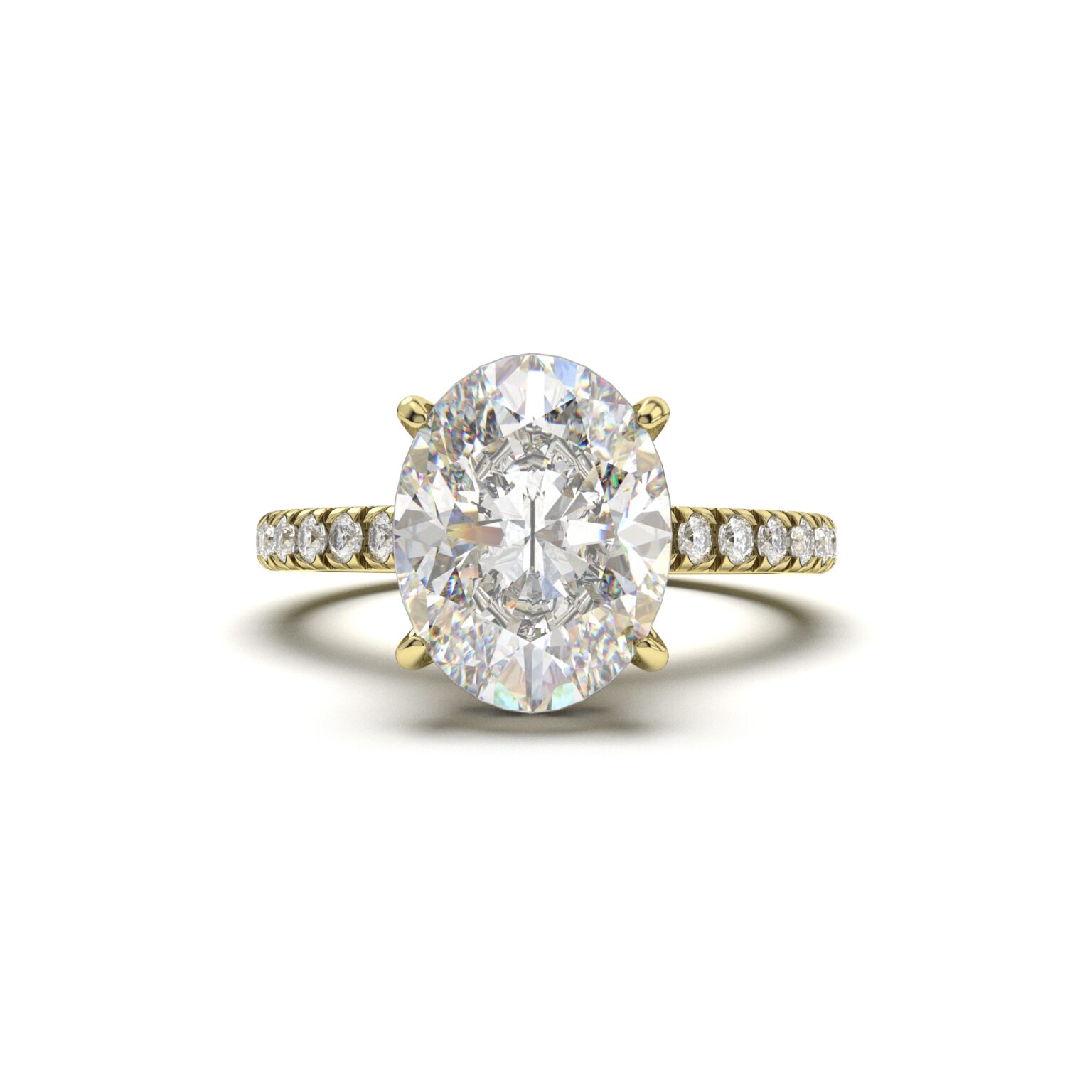 Oval Solitaire Ring
