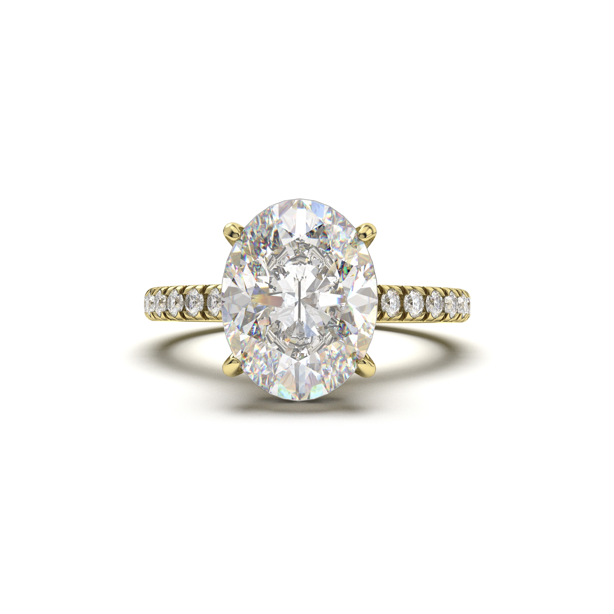 Oval Solitaire Ring