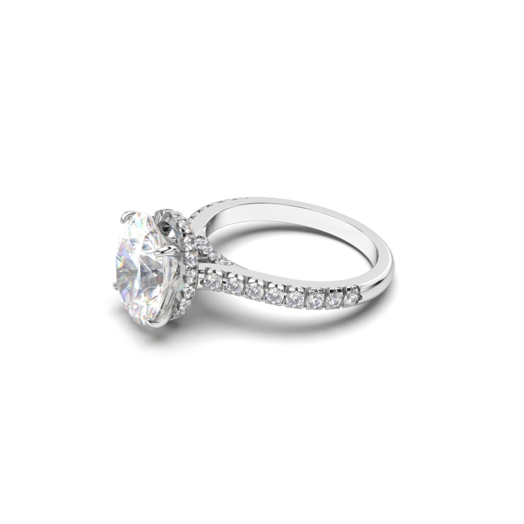 Oval Solitaire Ring