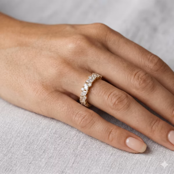 Marquise Eternity Diamond Ring