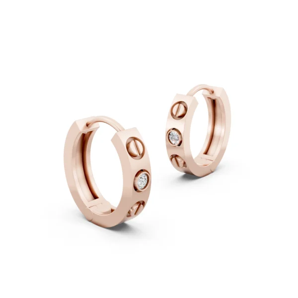 Love Hoop Earrings