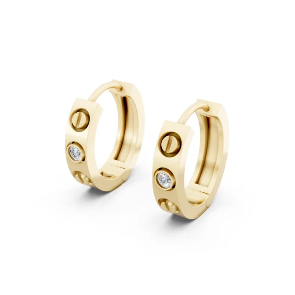 Love Hoop Earrings
