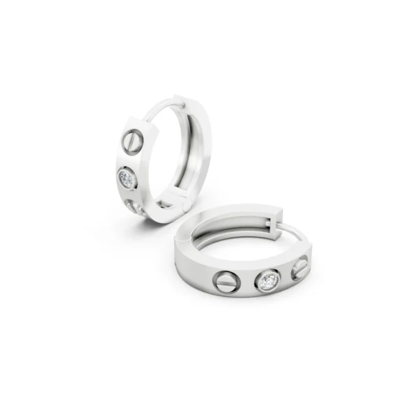 Love Hoop Earrings