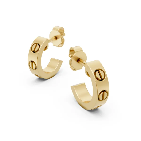 Screw Stud Earrings