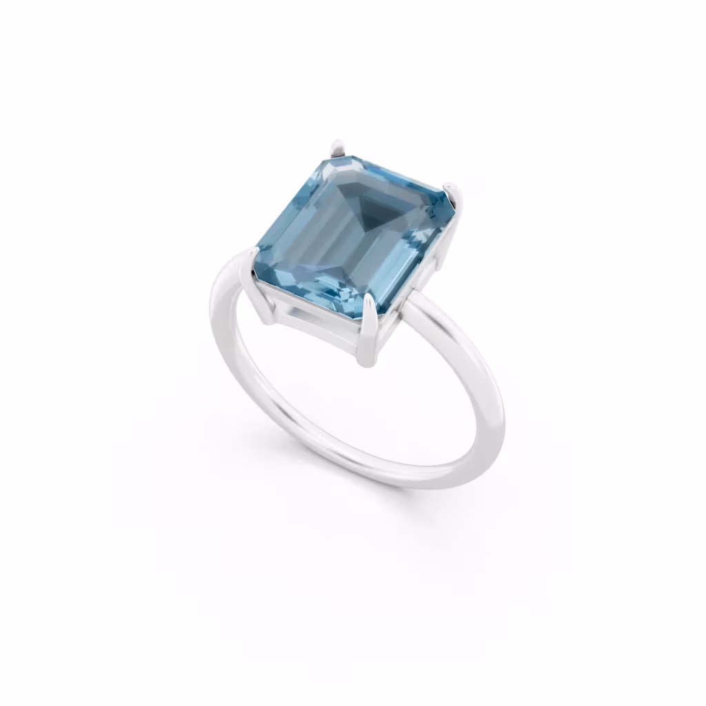 Topaz Engagement Ring