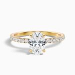 Pave Oval Engagement