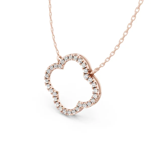 Diamond Clover Necklace