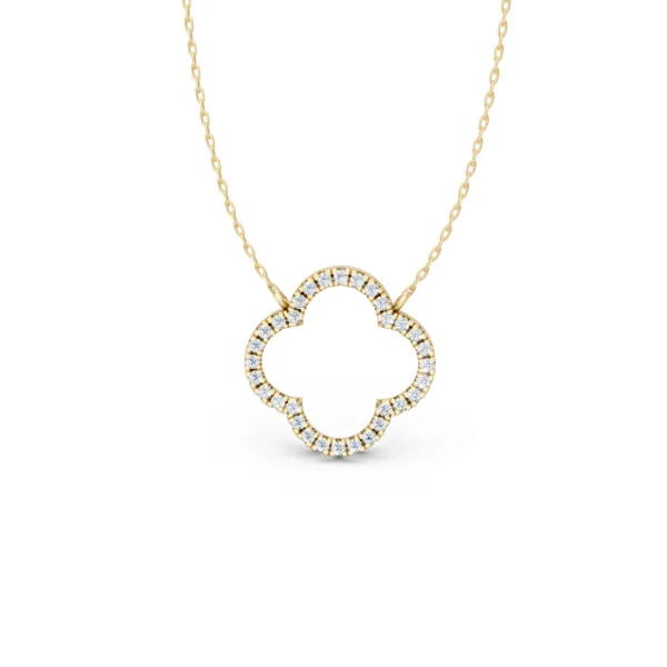 Diamond Clover Necklace