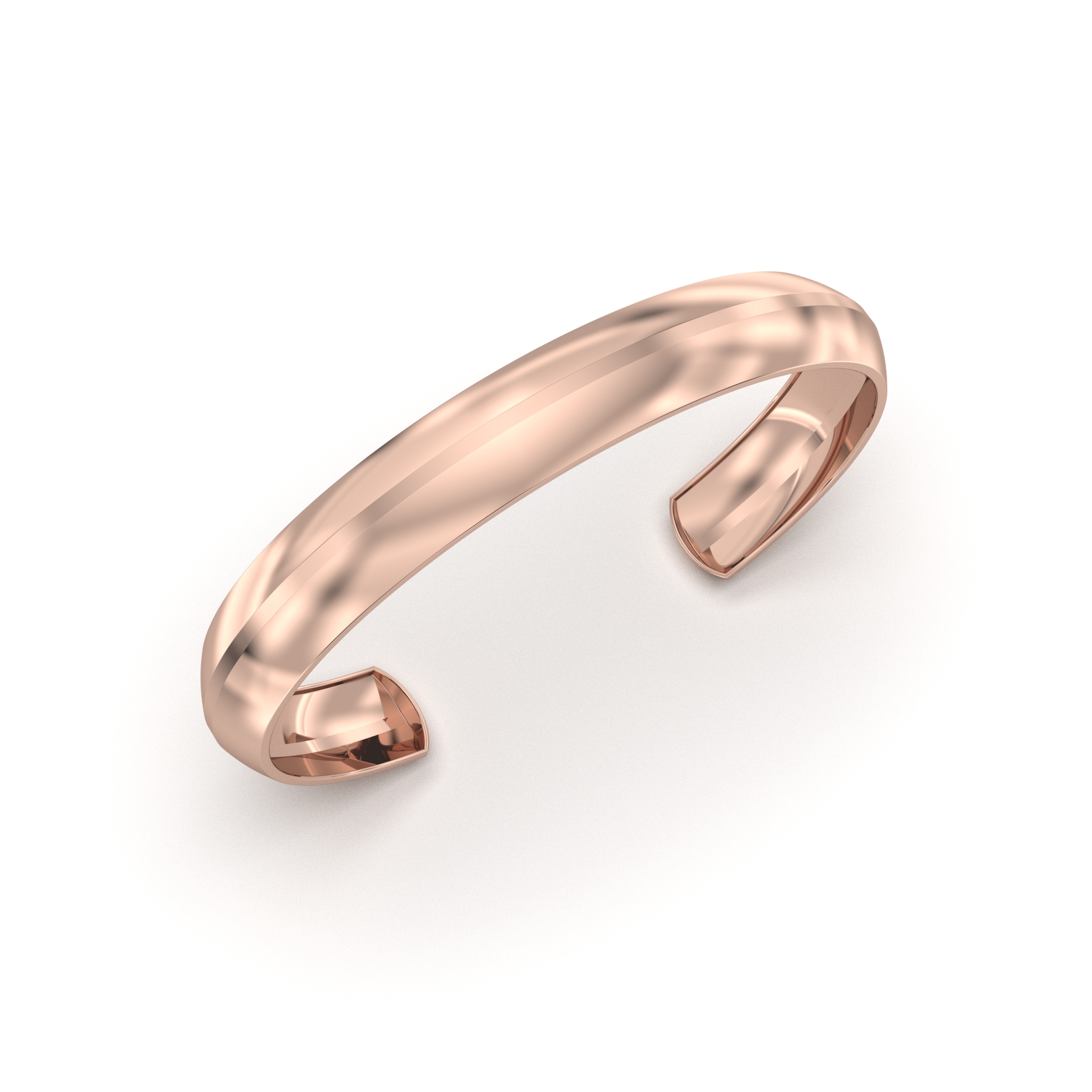 Gold Cuff Bracelet - Image 2