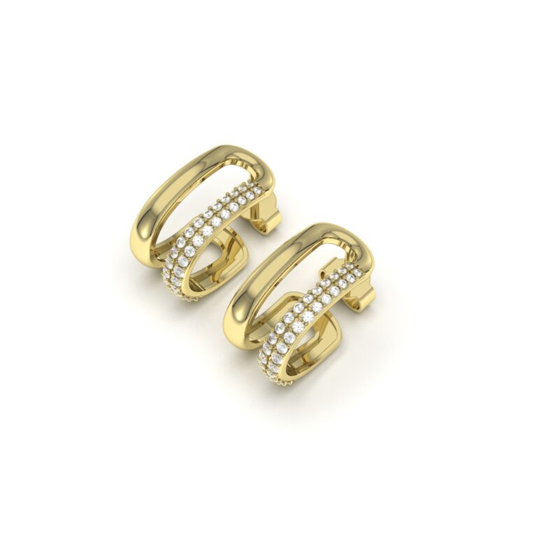 Sparkling Gold Huggies