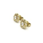 Floral Round Earrings