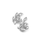 Diamond Leaf Stud