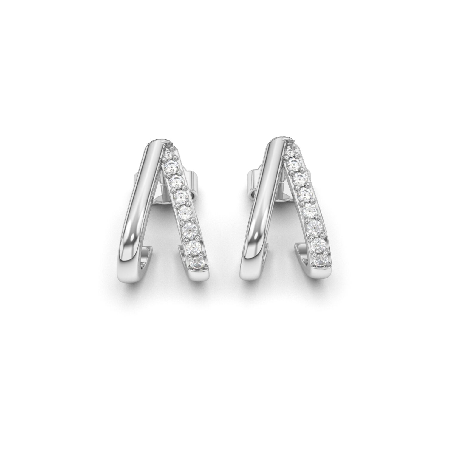 Elegant V-Shape Diamond