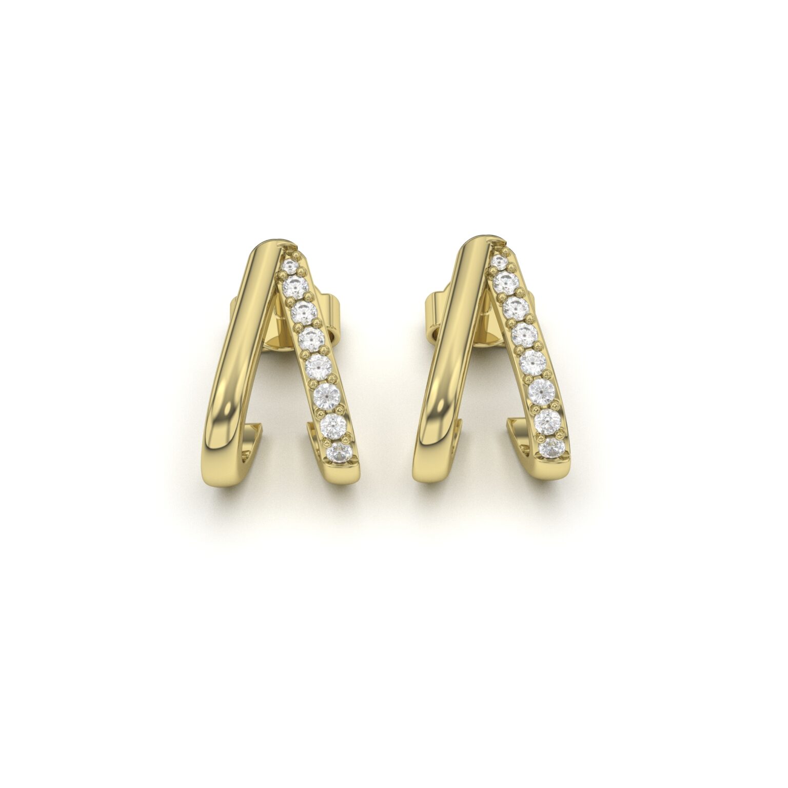 Elegant V-Shape Diamond