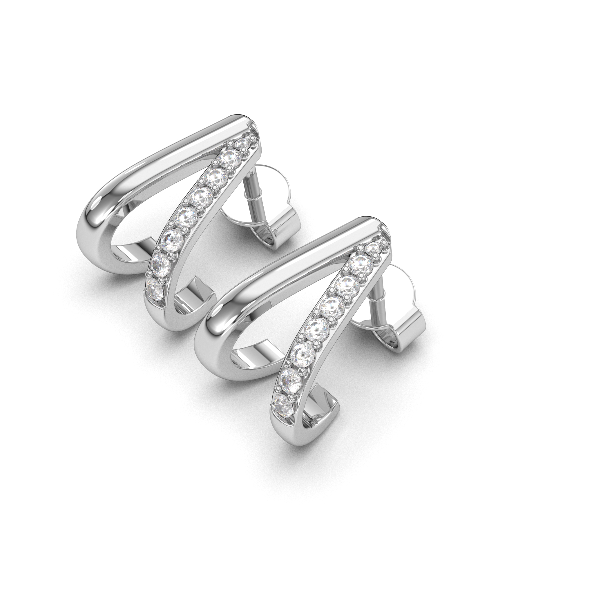 Elegant V-Shape Diamond