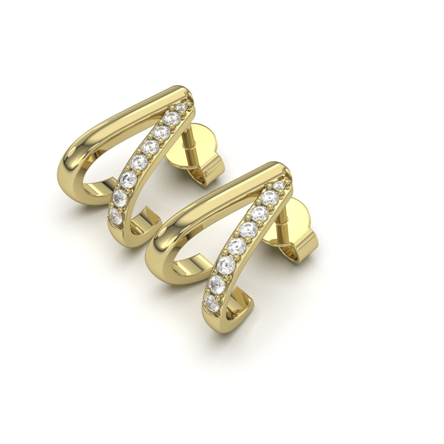 Elegant V-Shape Diamond