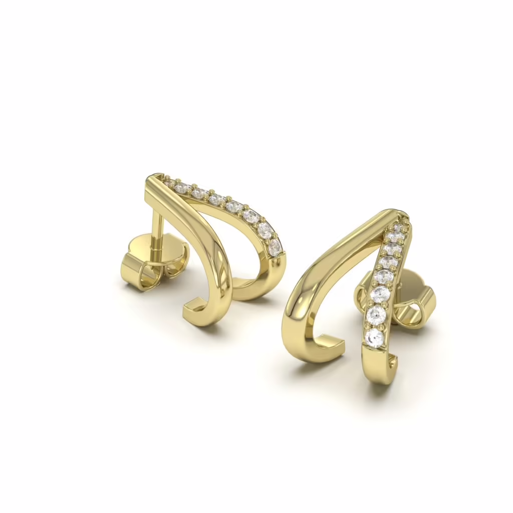 Elegant V-Shape Diamond