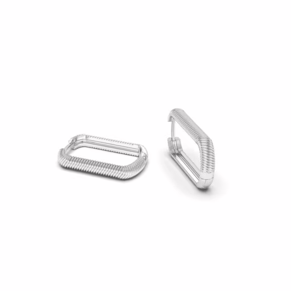 Square Hoop Earrings