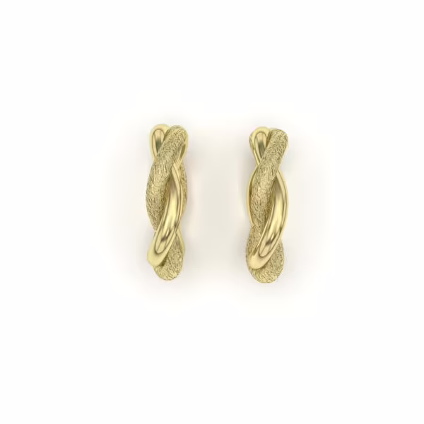 Entwined Rope Earrings