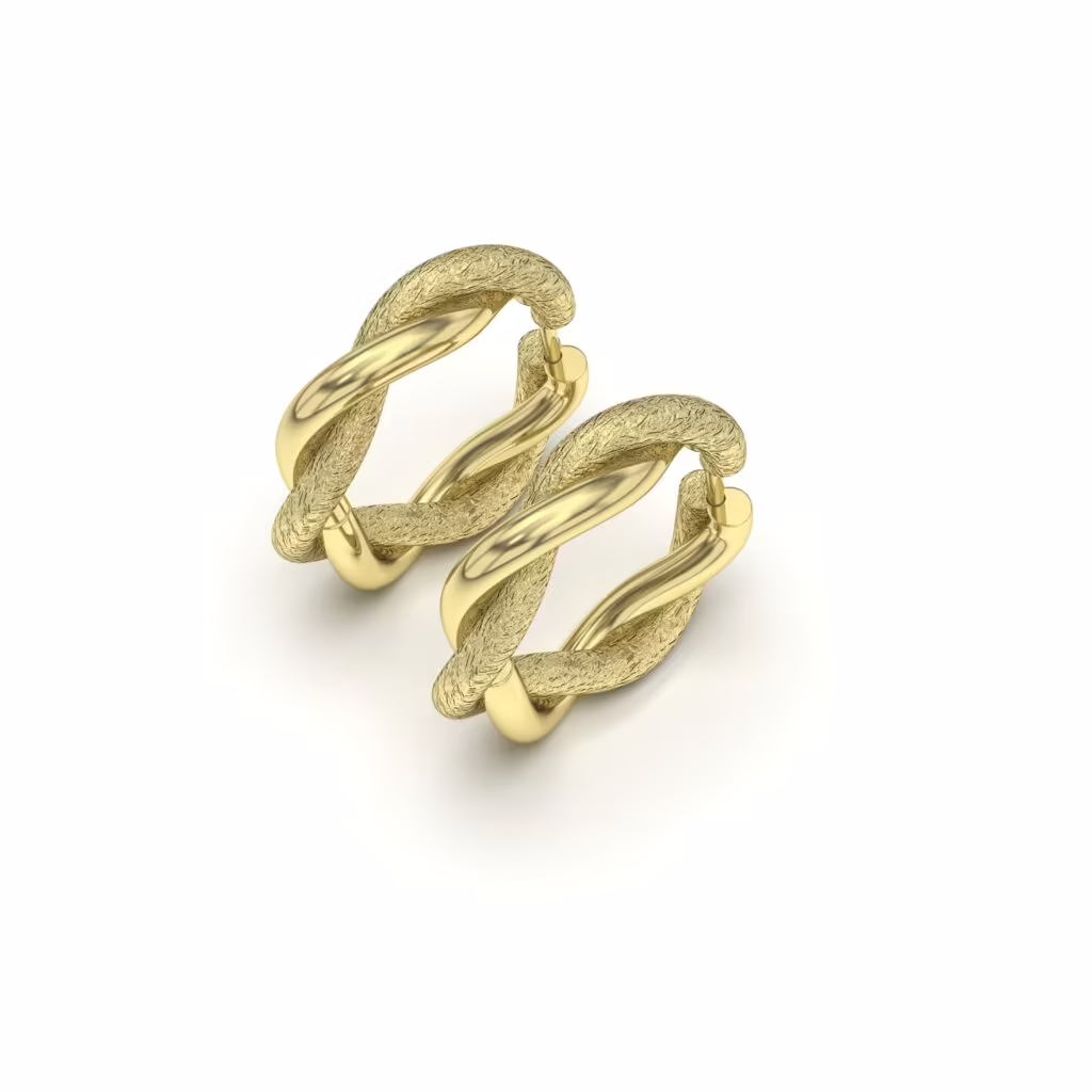 Entwined Rope Earrings