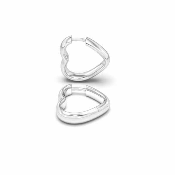 Heart Charm Earrings