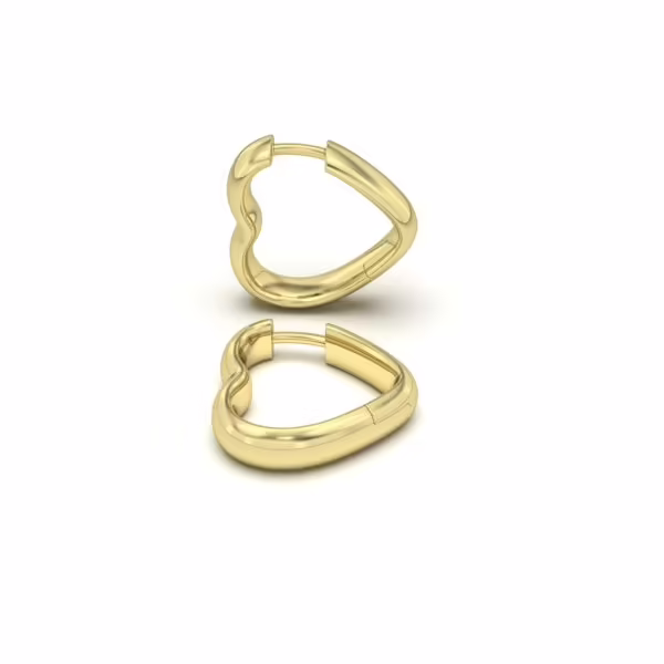 Heart Charm Earrings