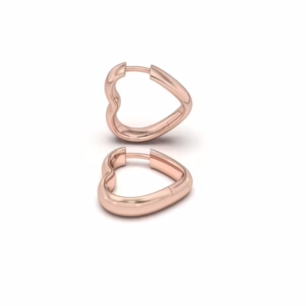 Heart Charm Earrings