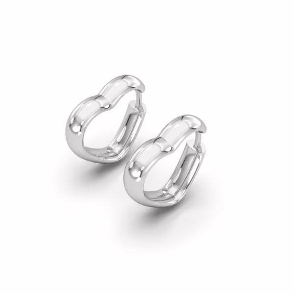 Heart Charm Earrings