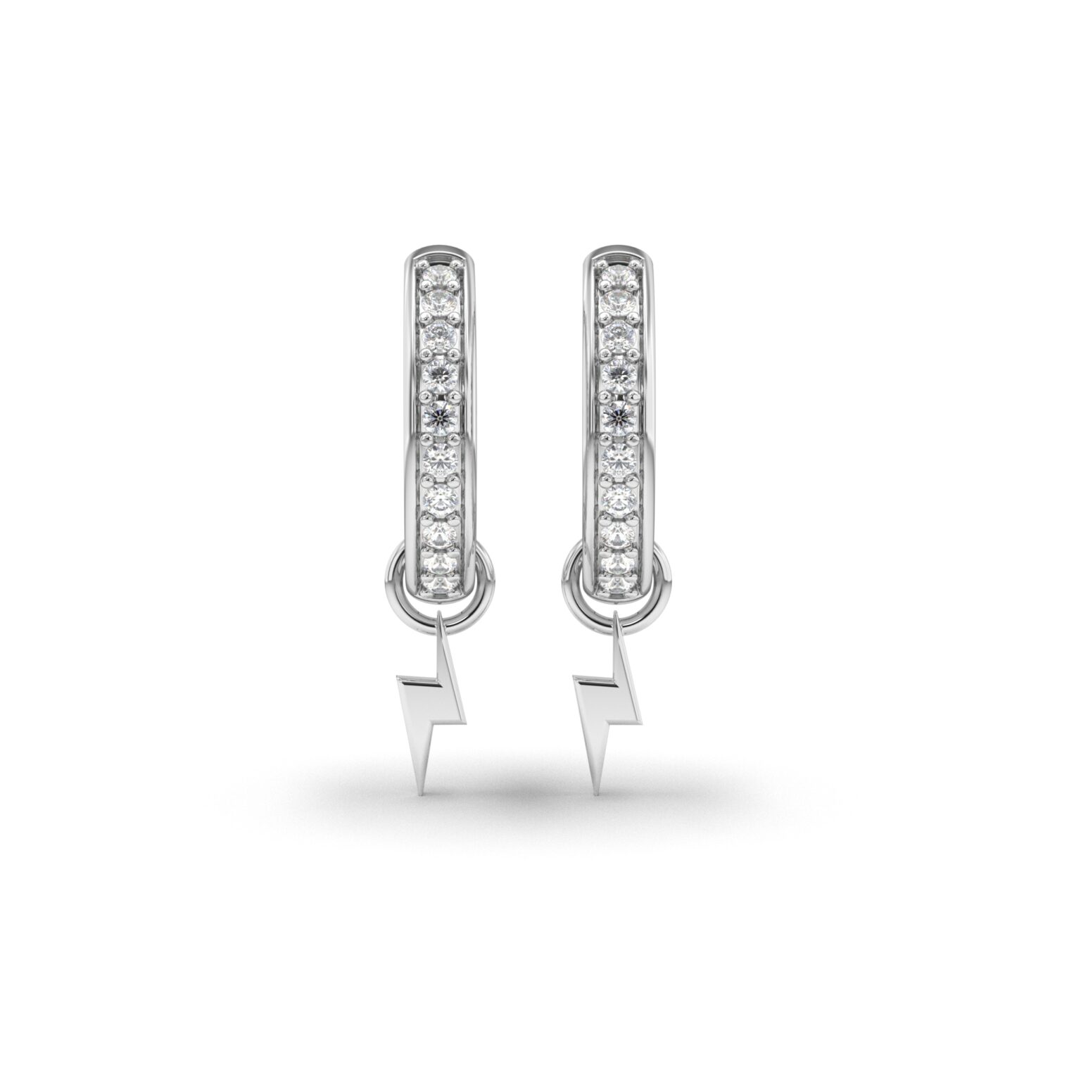 Lightning Hoop Earrings