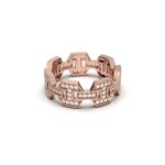 Geometric Diamond Ring